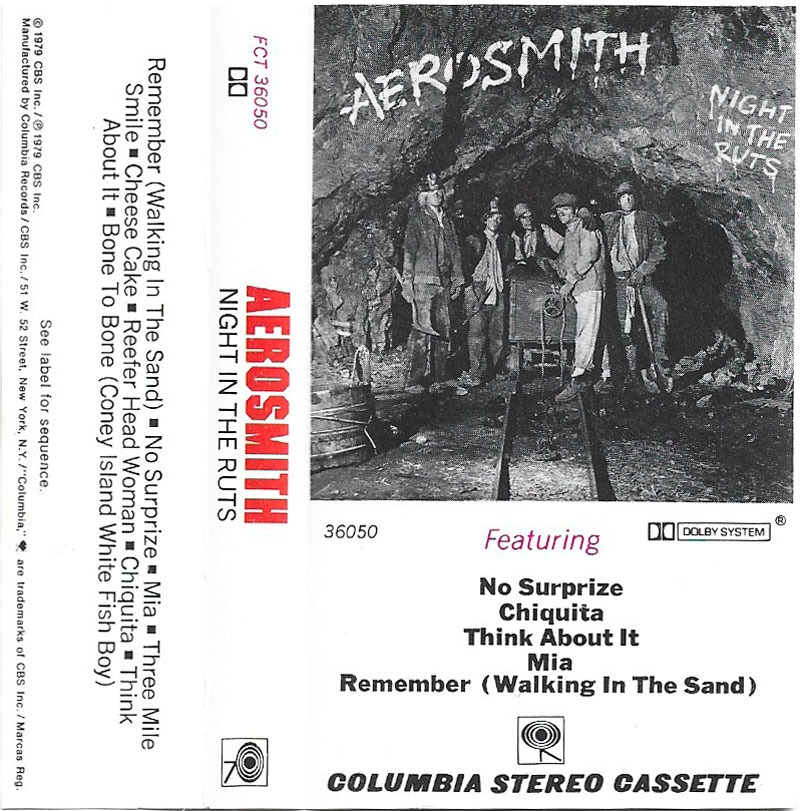 AEROSMITH - NIGHT IN THE RUTS