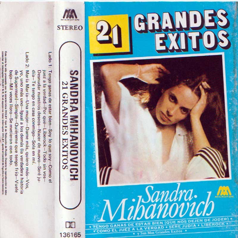 SANDRA MIHANOVICH - 21 GRANDES EXITOS